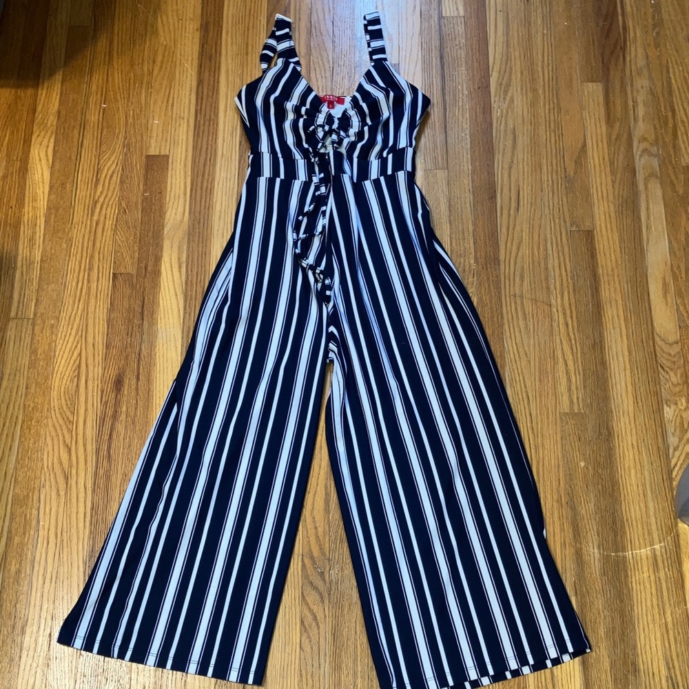 Striped Jumpsuit